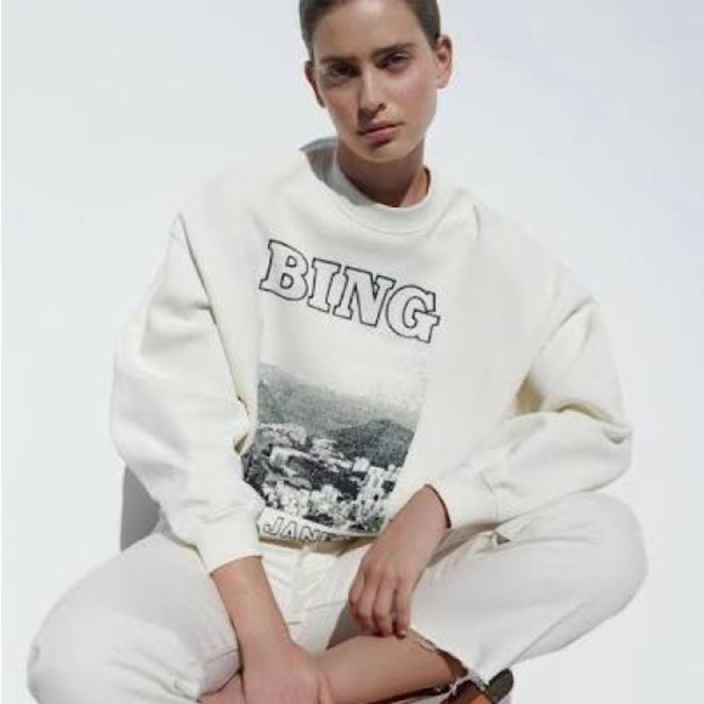 Anine Bing Brazil graphic crewneck